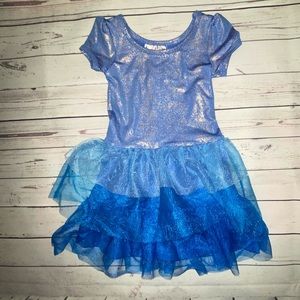 DotDotSmile 12/24 blue cap sleeve dress